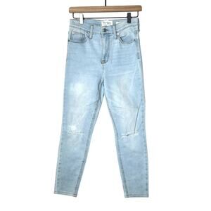 RE Generation light wash distressed Hydro high-rise skinny jeans size 27 B160